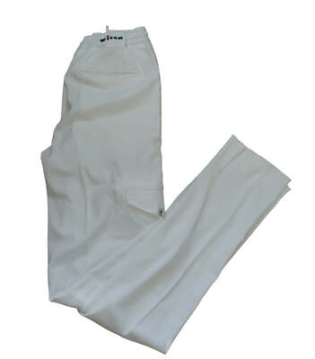 Kiton Hose Chino Cargo weiß 31/32 mit Tunnelzug Jogger