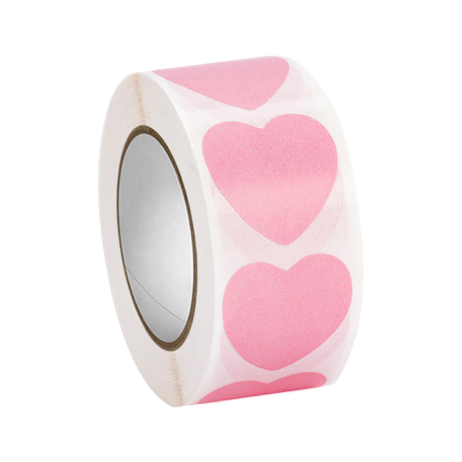 500 Pieces Love Stickers Heart Stickers Roll Decoration Card Making for eBay