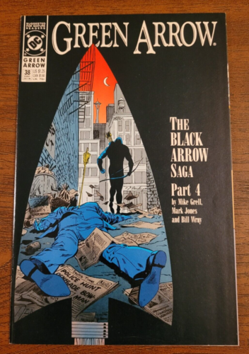 Green Arrow #38 - The Black Arrow Saga Part 4 -Early October 1990 - Afbeelding 1 van 4