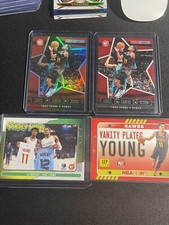 2020-2021 Nba Hoops Trae Young Lot Holo,Non Holo, Jersey Swap 4 Cards Lot Morant