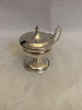 A Solid Silver Mustard Pot, Birmingham 1938 Maker J.B (F2412)