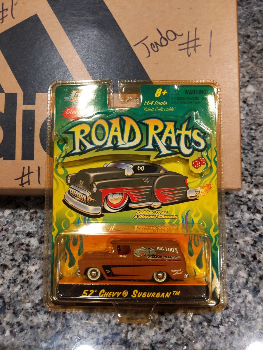 2002 Jada Toys Diecast Road Rats Series '57 Chevy Suburban Big