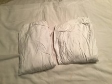 2 CRIB SHEETS COTTON NEW UNUSED GREAT FOR TYE DYE LOT OF 2