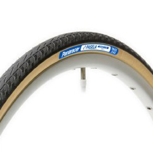 Panaracer Pasele Protite MTB Bicycle Wired Urban Tyre 700 x 23c Black / Amber - Picture 4 of 7