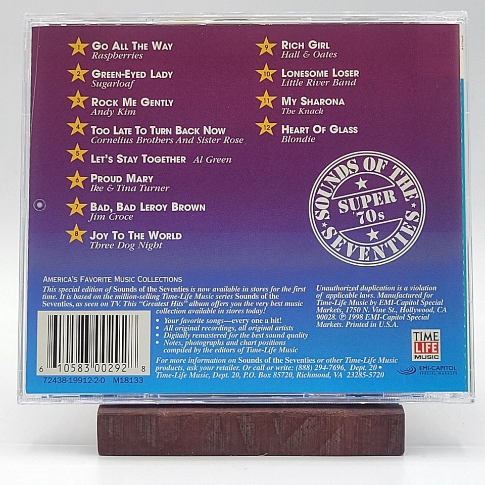 Sounds Of The Seventies Super '70s Rare CD USA 1998 Classic Rock Music Time Life - Image 2 of 4