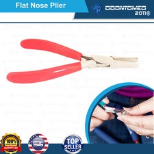 Flat Nose Pliers Beading Wire Wrapping Leaf Spring Jewelers Work Repair Tool 5''