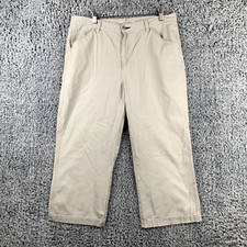 Vintage Tommy Hilfiger Pants Womens 16 Beige Straight Leg Y2K retro Grunge