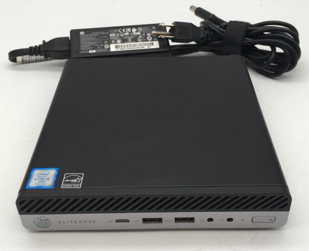 HP EliteDesk 800 G3 Intel i5-7500t 2.7GHz 256GB SSD 16GB Ram