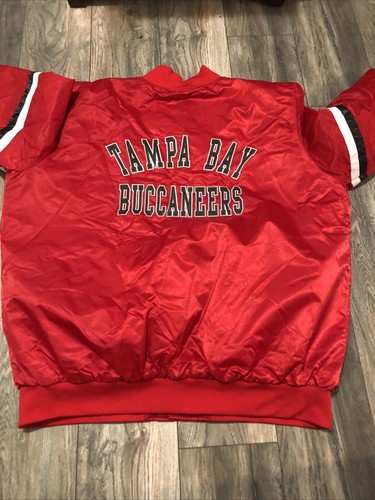 NWT'S Starter Tampa Bay Buccaneers NFL Satin Jacket Men’s 3XL Double Sided - Picture 4 of 8