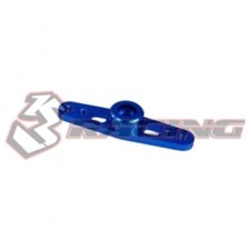 3RACING 3RAC-HKD26/BU 2.6mm Alu Double Servo Arm For Ko Propo/Sanwa 1/10 RC