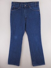 Vintage Levis Mens 36x33 Blue 517 0217 Bootcut Orange Tab 80s USA MADE Western