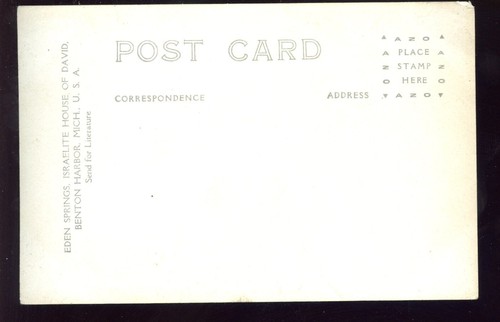 Original 1930er Jahre House of David Baseball Team Echt Foto Postkarte sehr guter Zustand + - Bild 2 von 2