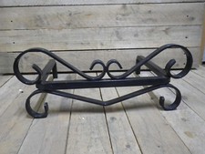 Chenêts  cheminée repose bûches acier forgé "FERDECO" fabrication Française 