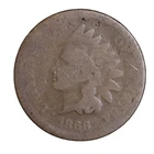 1866 FULL DATE Indian Head Cent Penny ABOUT GOOD