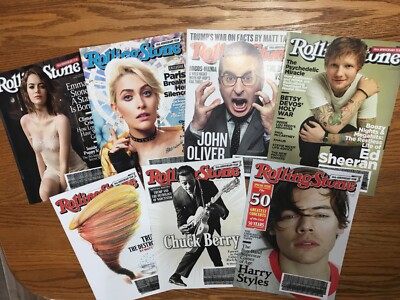 Vtg Rolling Stone Magazine-complete years 2013-2017-YOU CHOOSE INDIVIDUAL ISSUES