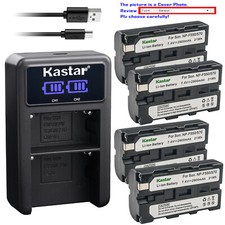 Kastar Battery LCD Dual USB Charger for Sony NP-F570 CCD-SC55 CCD-TR12 CCD-TR3