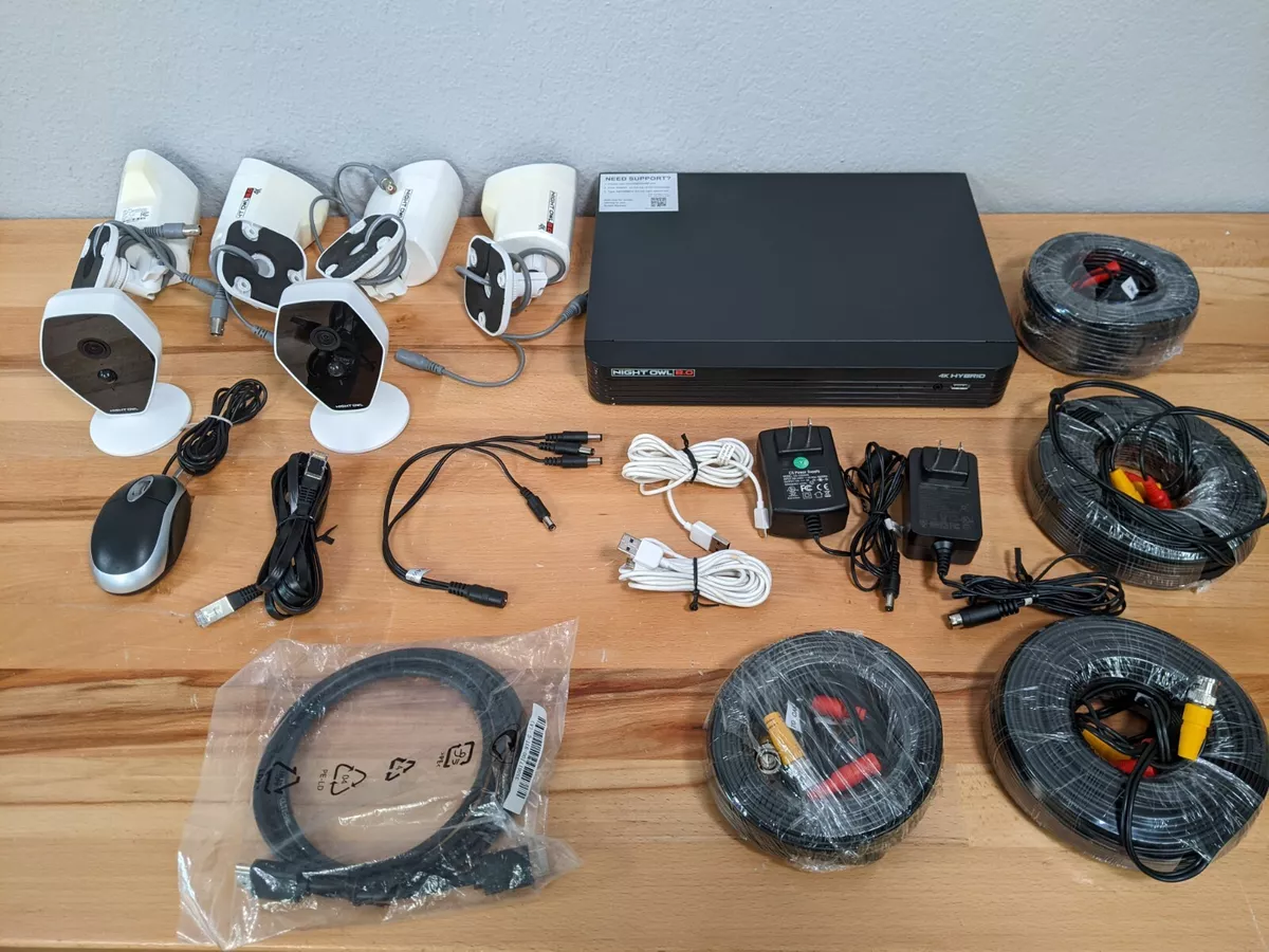 Wired night owl security system sale
