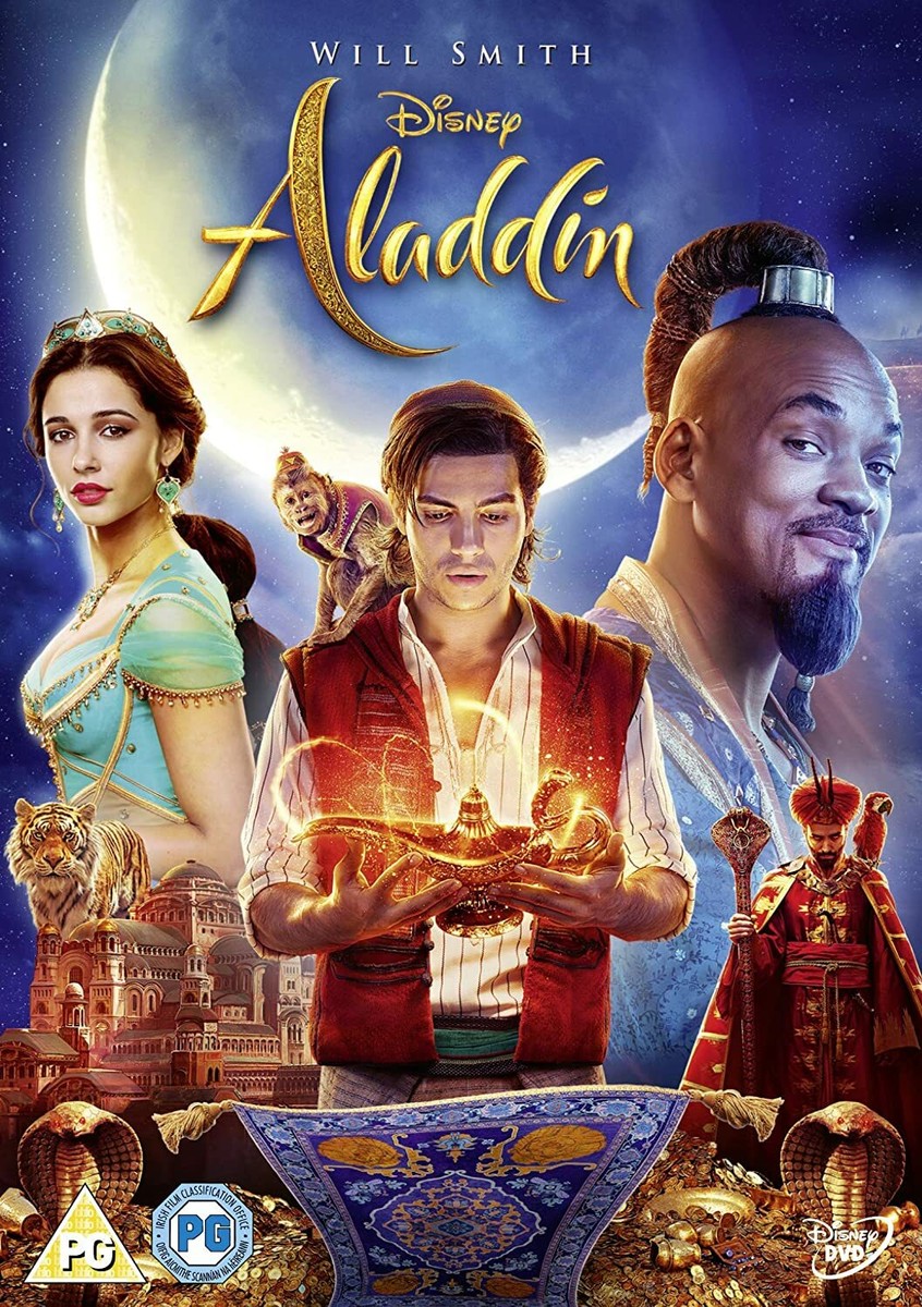 Disney Aladdin DVD Live Action Movie (2019) NEW SEALED SAME