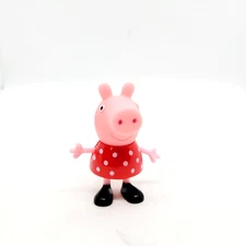 Jazwares 2003 Peppa Pig Polka Dot Dress 2.5" Action Figure