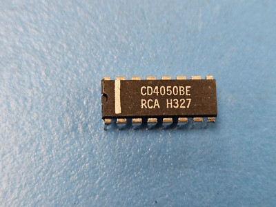 (6PCS) CD4050BE RCA Buffer, 6-Func, 1-Input, CMOS, PDIP16