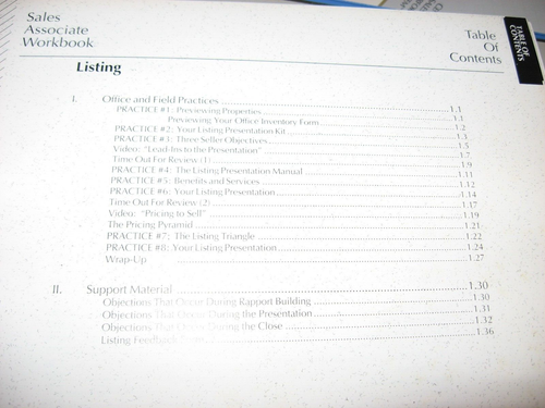 Cartella di lavoro vendite vintage Assoc Century 21, manuale di formazione e nastri audio - Foto 5 di 18