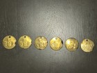 6 Vintage Brass Valve Tags-HW195-HW196-HW197-HW198-HW199-HW200 — photo 2