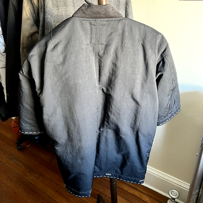 Visvim Sanjuro Kimono Down Jacket 17AW / Black mud dye