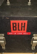 BLH Electronics Type U-1C U1C 600lb Cap Load Cell, with case, free shipping