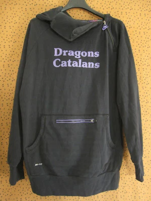 Sweat à Capuche Dragons Catalan rugby XIII Perpignan Nike vintage - M - Photo 1/4