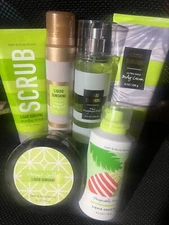Bath & Body Works ULTIMATE LIQUID SUNSHINE SIX PIECES FULL PRODUCT LINE SET!!