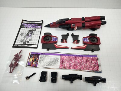 Transformers G1 Vintage Seeker Jet Thrust complete with Paperwork