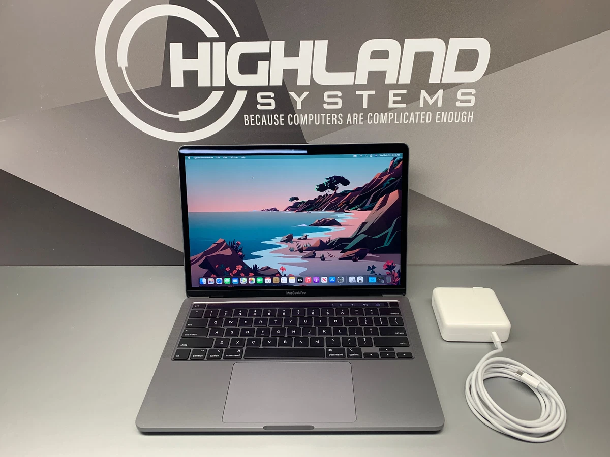 2020 Apple MacBook Pro 13 Touch Bar QUAD CORE 2.3 i7 16GB Ram 512GB SSD  Retina-