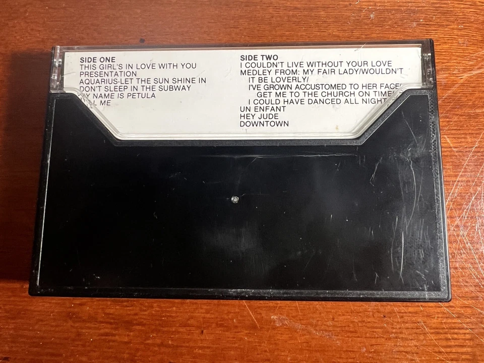 PETULA CLARK Live At The Royal Albert Hall Cassette Tape Foto 2 de 4