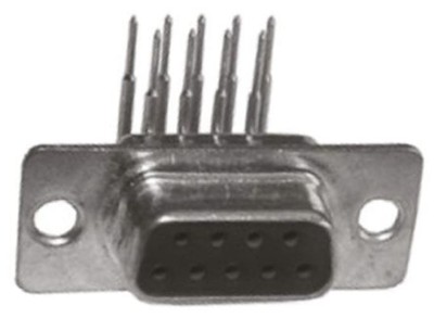 1 x MH Connectors MHDD-M Serie, 9 Weg Rechtwinklig Pcb D-Sub Connector Buchse, 2