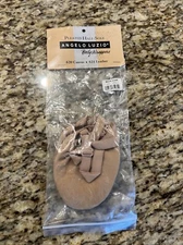 ANGELO LUZIO 620A CANVAS PLEATED HALF SOLE BALLET SLIPPER- JAZZY TAN- SIZE 4