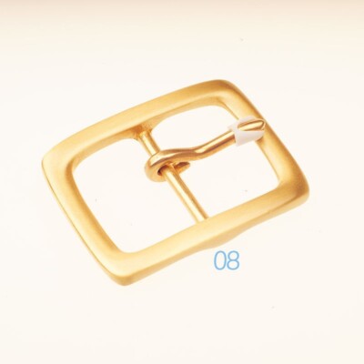 Hochwertige massive Messing Dornschließe für Männer Frauen Lederhandwerk Zum Selbermachen Gürtel 38/40 mm Gold