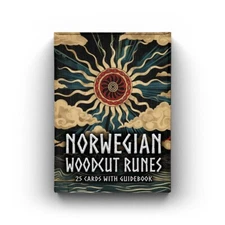 Norwegian Woodcut Runes Oracle, 25 Cards Indie  Deck