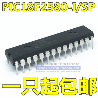 1pc MICROCHIP TECHNOLOGY INC PIC18F2580-I/SP MCU, 8-Bit, CMOS, 28-Pin #96-9