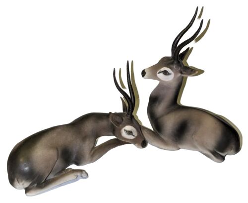 MCM Porzellan Wildtiere Figuren Antilope Gazelle Impala Biskuit wunderschön - Bild 4 von 19