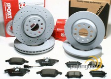 Für VW Golf Plus - Zimmermann Sport Bremsscheiben Bremsklötze für vorne hinten