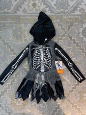 kids size 8-10 Hyde and Eek Mystic Bones skeleton costume skeleton dress only