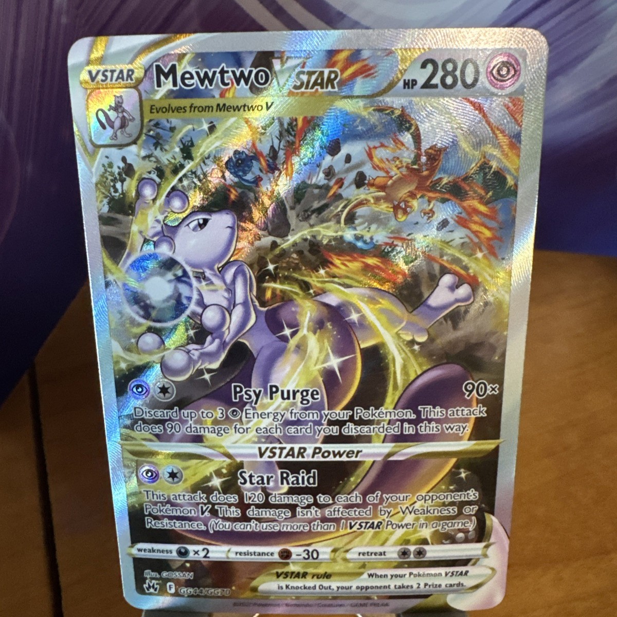ミューツー　Vstar Mewtwo VSTAR Crown Zenith: Galarian Gallery GG44 NM English | eBay