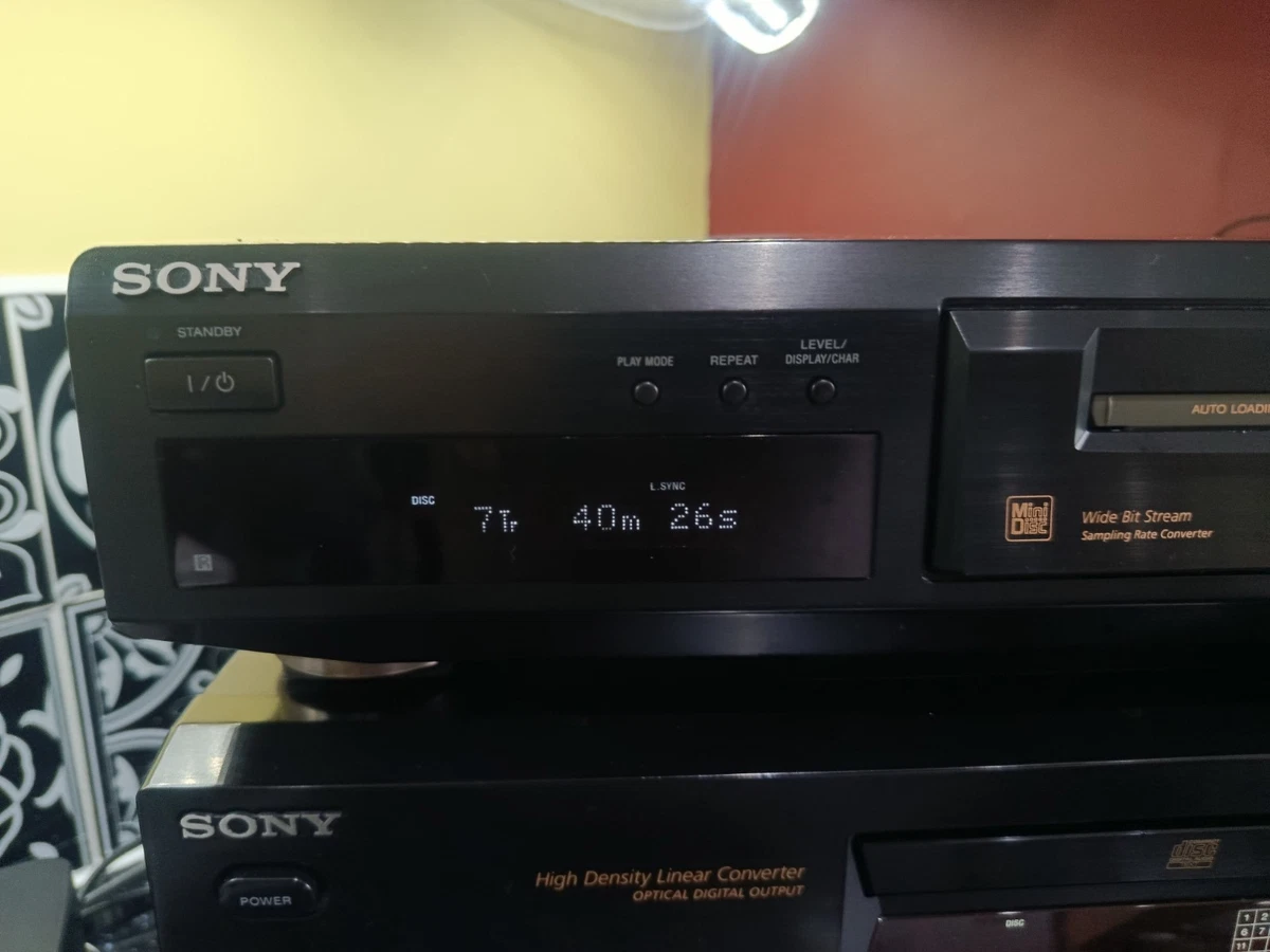 Platine MiniDisc Sony MDS-JE700 Or - Enregistreur/Lecteur Audio Numérique - Occasion Révisé
