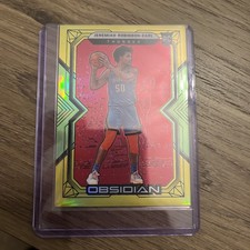 2021-22 Obsidian - Jeremiah Robinson Earl #181 Red Yellow & Green Flood /99
