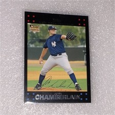 Topps 2007 Updates & Highlights Joba Chamberlain #UH312 RC Base Yankees
