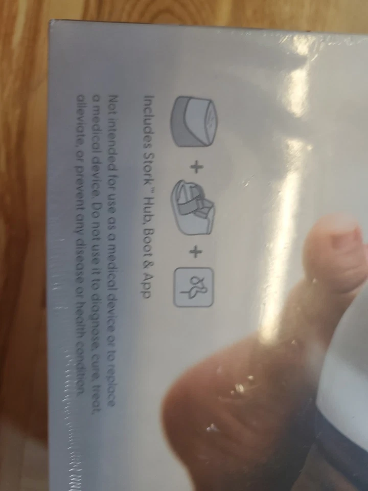 Sistema de Monitoreo Bebé Masimo (STRKVTL100W) Cigüeña Vitals - Blanco Nuevo Foto 2 de 4