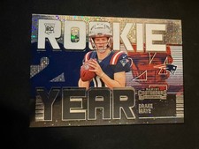 2024 Panini Contenders #3 Drake Maye Patriots Rookie of Year Contenders Sparkle