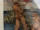 1940s U.S. Marines WWII Service Recruitment War Posters TWO Vintage 1970s — photo 8