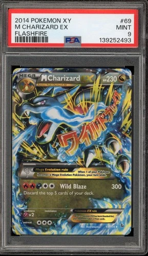 Pokemon M Charizard EX XY Flashfire Holo Rare #69 PSA 9 Mint