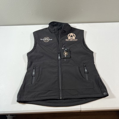TETON RIDGE 2023 The American Rodeo Contestant Full Zip Vest Women s Sz L NWT